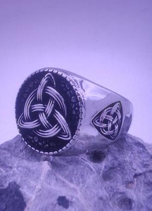 Винтажное мужское кольцо с кельтским узлом, нержавеющая сталь 316l, без покрытия