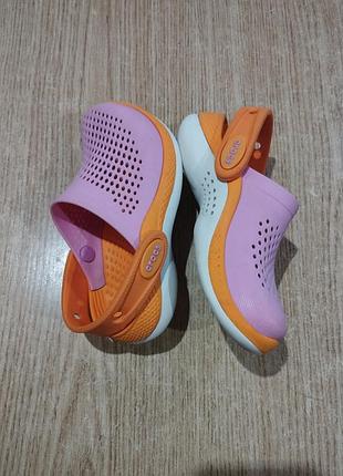 Суперкомфортные crocs lite ride сабо шлепанцы кроксы с 9