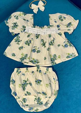 Летний детский комплект для девочки