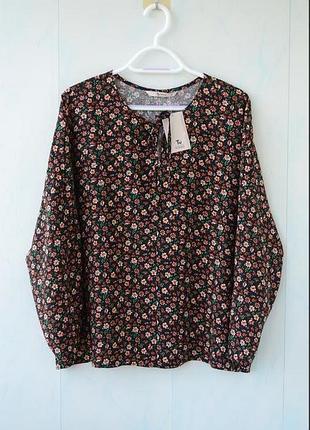 Блуза , цветочный принт tu, большой размер