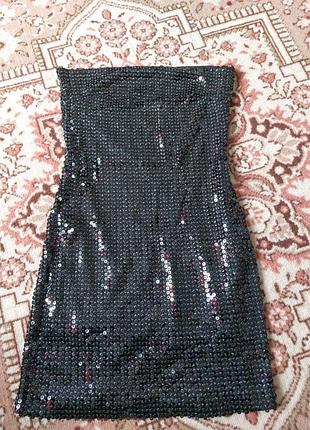 Платье с пайетками