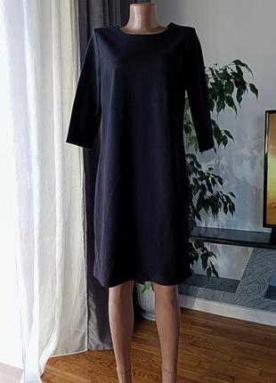 Платье миди, трикотажное, размер s,m