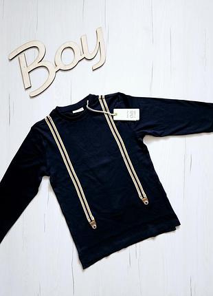 Лонгслив детский 134-140см, 9-10роков, реглан для мальчика, ovs, свитшот хлопок, футболка с длинным