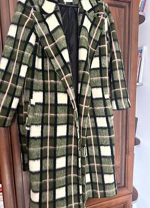 Пальто fashionista весняне в клітинку.