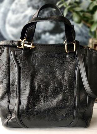 Zara. сумка из натуральной кожи.7 фото
