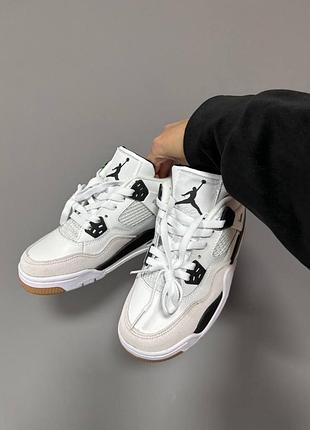 Кроссовки nike air jordan retro x sb white / black premium
