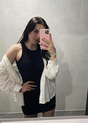 Класична сукня в рубчик