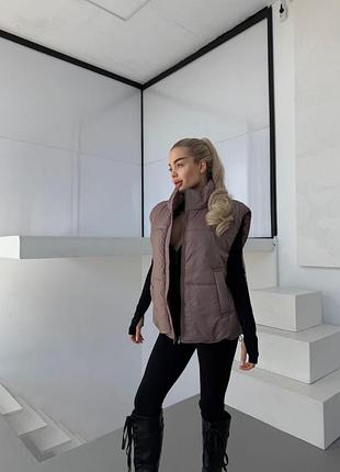 Жіноча жилетка оверсайз