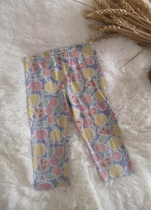 Трикотажные бриджи на 4-5 лет 110 см шорты велосипедки на девочку