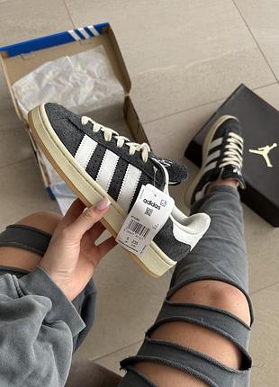 Кросівки adidas campus korn grey white