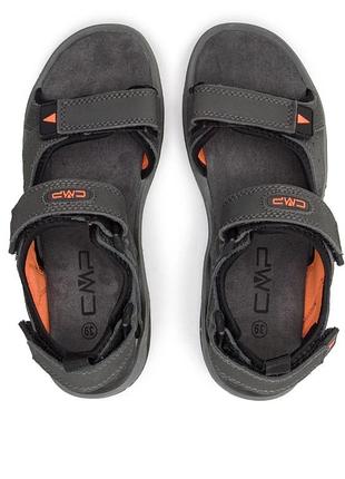 Сандалії чоловічі шкіряні сірі cmp almaak hiking sandal