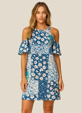 Плаття літнє у квітковий принт zara, р. s/м