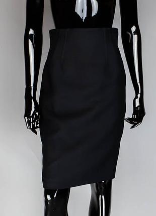 Шерстяная юбка-карандаш christian dior.шелк