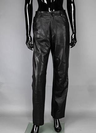 Винтажные кожаные штаны gianni versaci