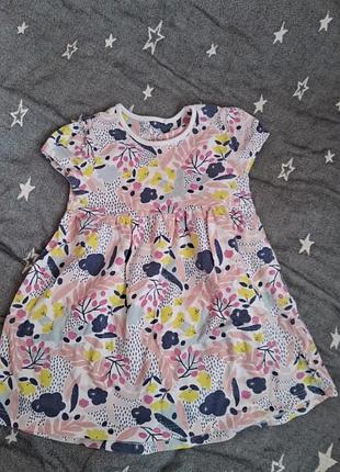 Летнее платье на девочку 2-3 года