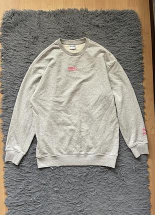 Puma стильный оверсайз свитшот кофта из свежих коллекций