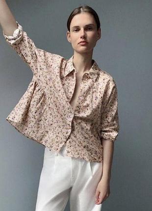 Сорочка блуза zara