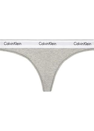Хлопковые трусики стринги calvin klein s-m