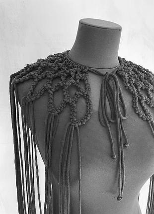 Макраме-комір одяг