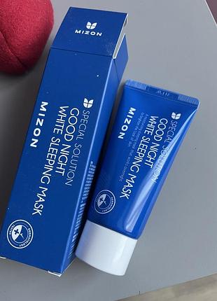 Mizon white sleeping mask маска нічна для лиця