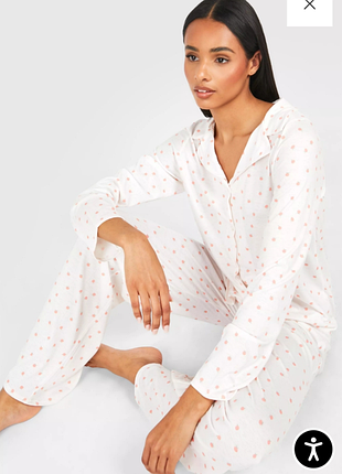 Пижама у персиковый принт 🍑