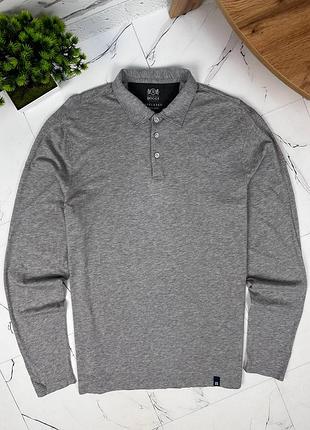 Лонгслів чоловічий boggi milano сірий розмір м