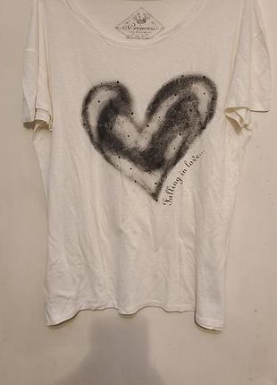 Футболка princess with swarovski.