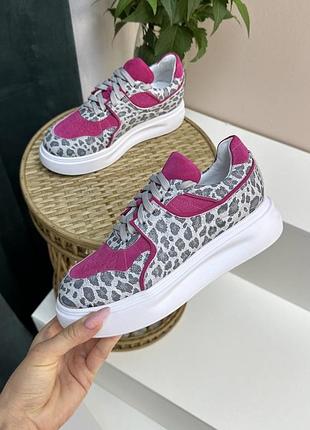 Комбинированные кеды valento натуральная кожа замш 36-41