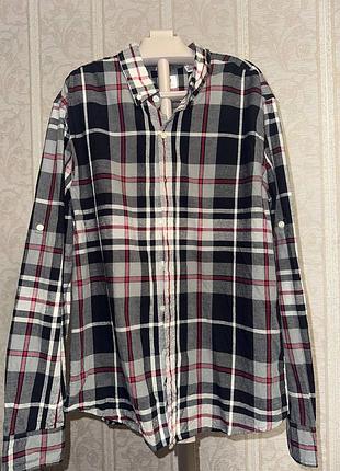 Чоловіча бавовняна картата сорочка levis (л)