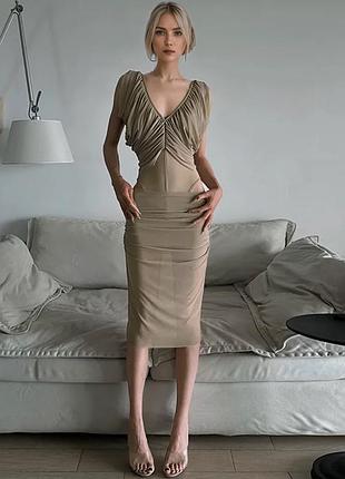 Сукня вечірня,сітка,боді та спідниця, комплект, костюм-двійка