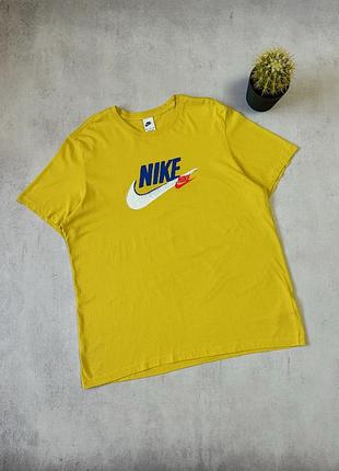 Футболка мужская nike big logo swoosh со свежих коллекций оригинал xxl