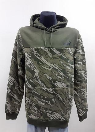 Puma теплое худи на флисе, большой размер, на высокий рост, оригинал m, 2xl, 3xlт