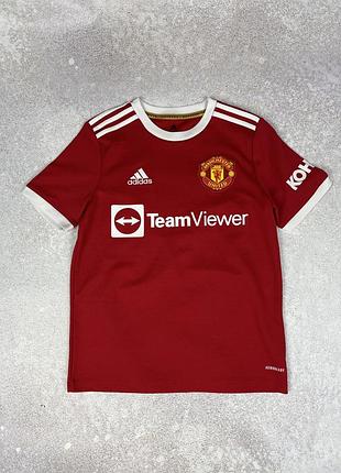 Футболка manchester united adidas манчестер юнайдет апл футбол джерсі