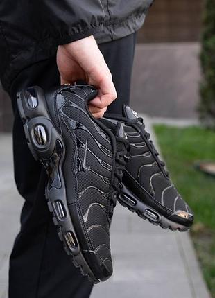 Кроссовки nike air max plus tn black 4