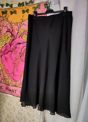 Спідниця максі чорна