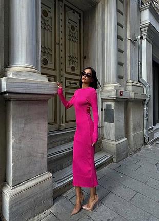 Трикотажное платье 🌺