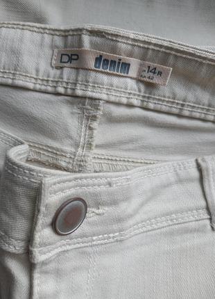 Джинсы dorothy perkins 14 ( l) цвет экрю.