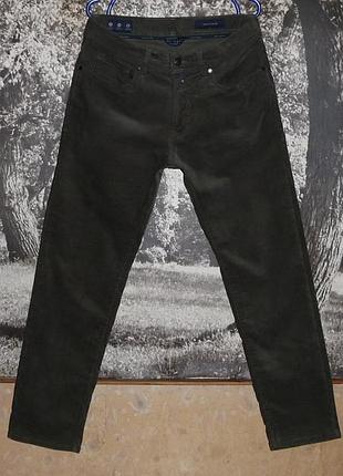 Джинсы микровельвет тёмного цвета "pierre cardin" w34-36 l302 фото