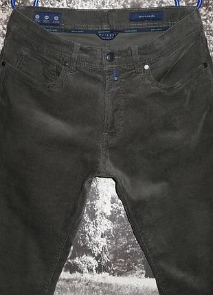 Джинсы микровельвет тёмного цвета "pierre cardin" w34-36 l305 фото