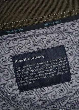 Джинсы микровельвет тёмного цвета "pierre cardin" w34-36 l307 фото