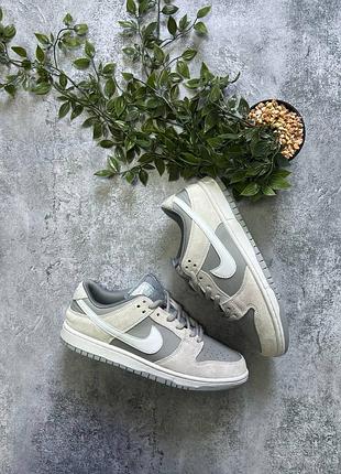 Кроссовки nike sb dunk low summit white wolf grey - ar0778-110 3