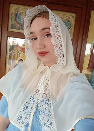 Палантин в храм на крестины, венчание 💞