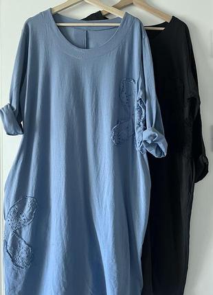 Сукня оверсайз з кишенями італія