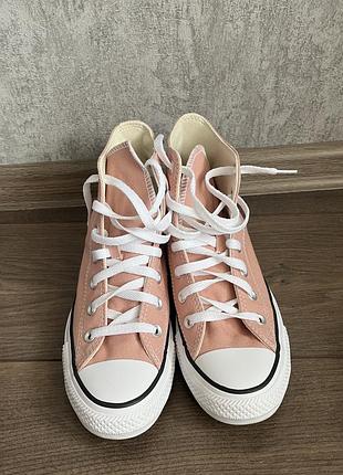 Кеди converse світло рожеві ( 38 розмір, 24,5 см).