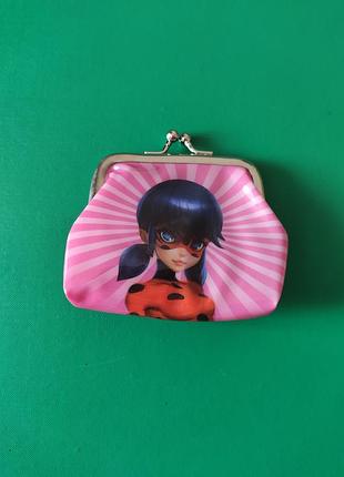 Дитячий леді баг гаманець прикольний  для дівчинки,є різні варіанти