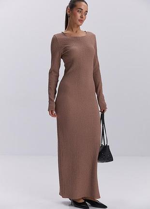Акция платье текстурный трикотаж