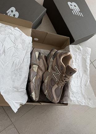 Кроссовки new balance 9060 dirty brown mushroom
