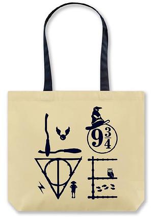 Сумка шопер гаррі поттер harry potter платформа 9 3/4
