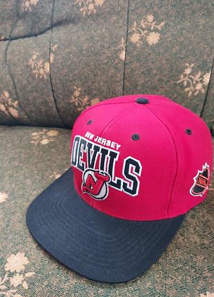Кепка (снепбек) mitchell &ness (nhl devils)
