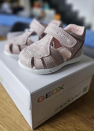Сандалі дитячі geox zapito light pink 18й розмір по устілці 11 см